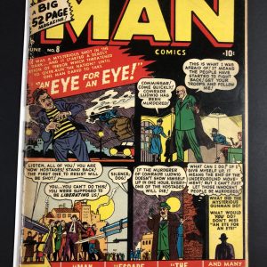 Man Comics 8 GD+