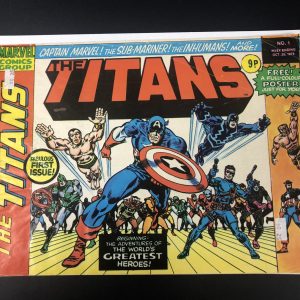 Titans Marvel UK 1 VG-